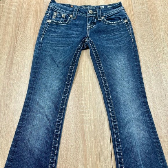 Miss Me Signature Low Rise Slim Bootcut Jeans 24 - Picture 5 of 10